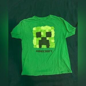 Minecraft Creeper Green Kids T-Shirt
